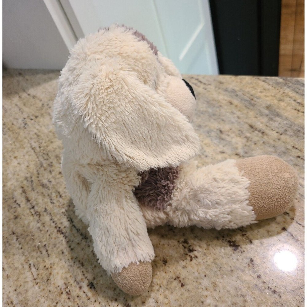 Intelex  Cozy Plush Weighted Dog Biege Tag Floppy Ears Flaxseed Lavender - Picture 4 of 12
